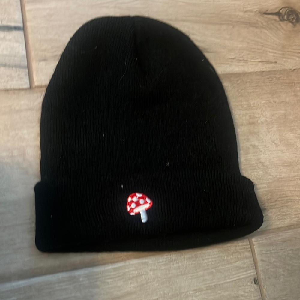 Mushroom beanie